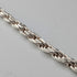 British vintage sterling silver twisted chain necklace 90cm 22.3g Milor